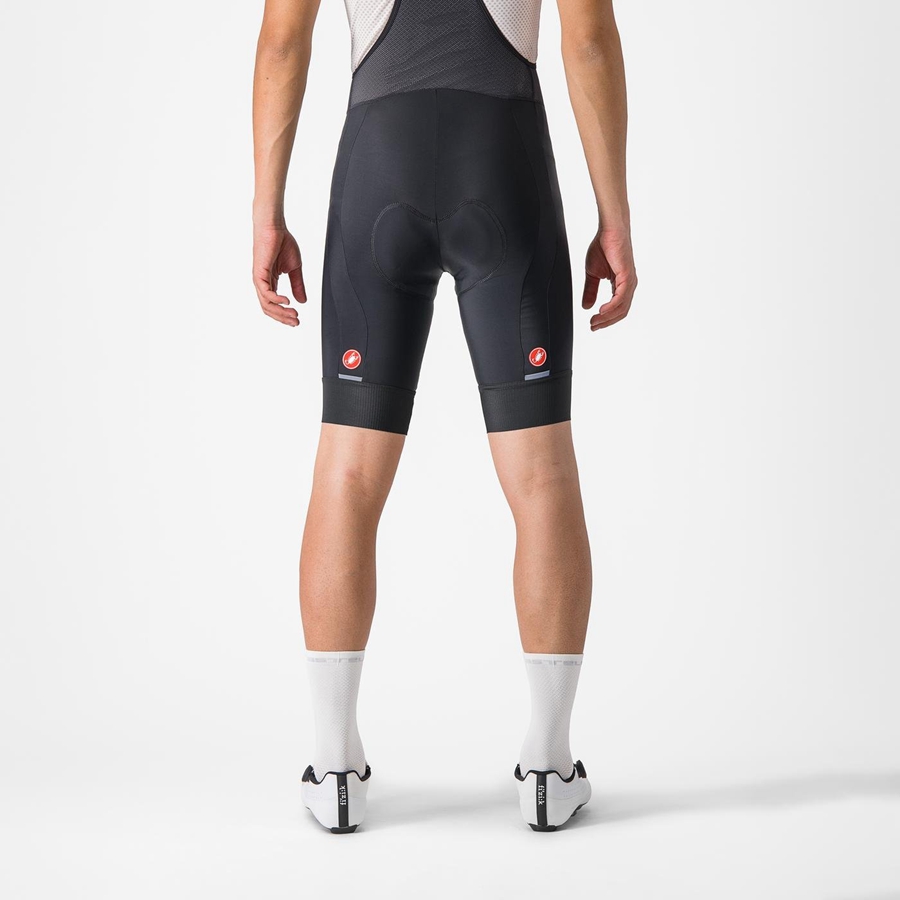 Black Men Castelli ENTRATA 2 Bib Shorts | 108237-LCW