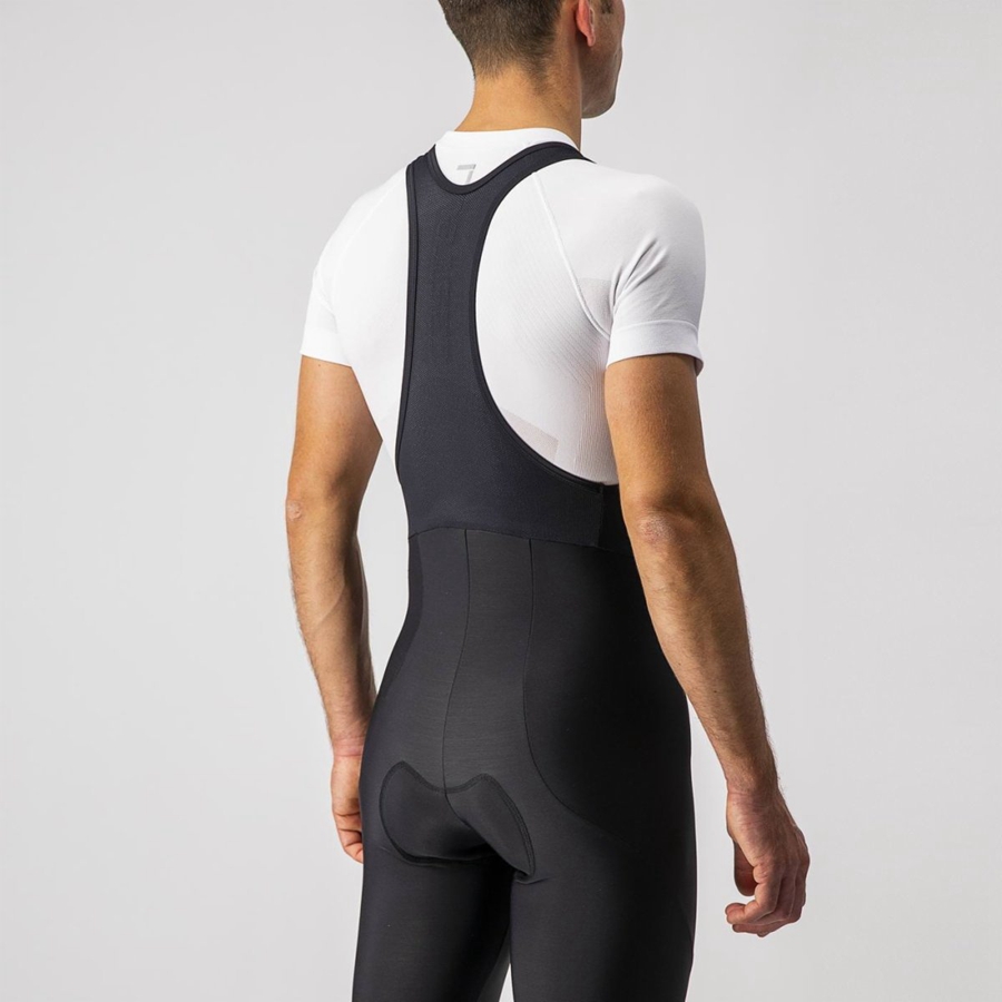 Black Men Castelli ENTRATA Bib Tights | 492870-MCD