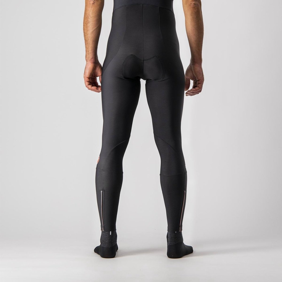 Black Men Castelli ENTRATA Bib Tights | 492870-MCD