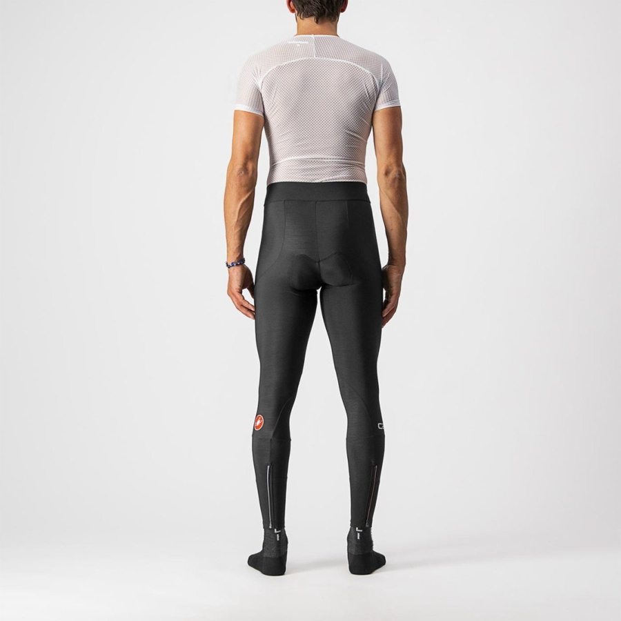 Black Men Castelli ENTRATA Leggings | 964503-UON