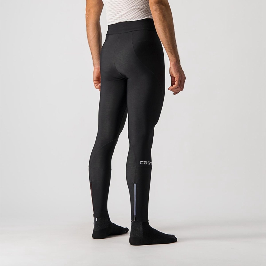 Black Men Castelli ENTRATA NO PAD Leggings | 623548-MFY