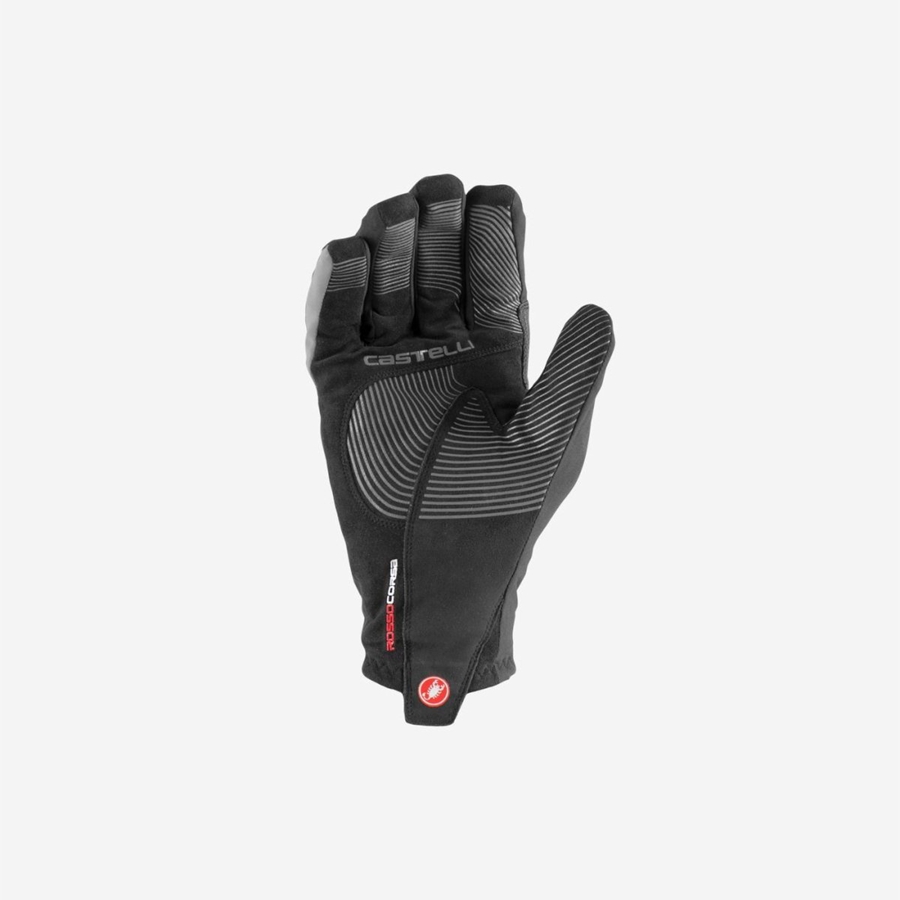 Black Men Castelli ESPRESSO GT Gloves | 481397-ZMR