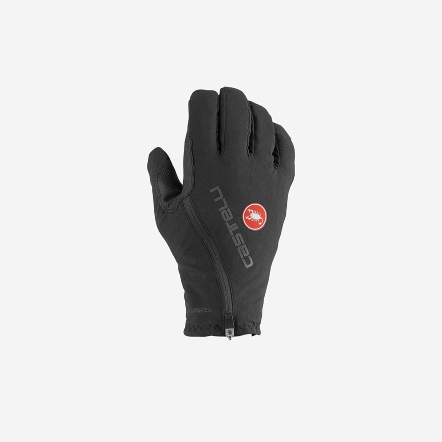 Black Men Castelli ESPRESSO GT Gloves | 481397-ZMR