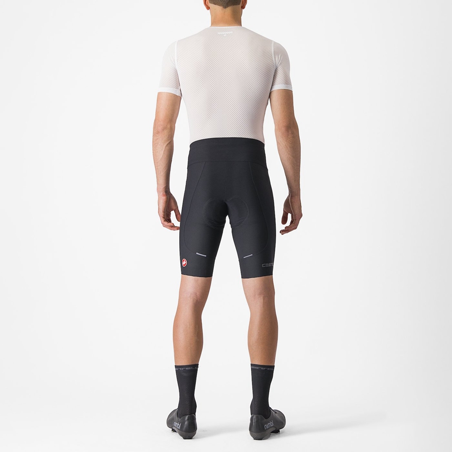 Black Men Castelli ESPRESSO Shorts | 729306-BOQ