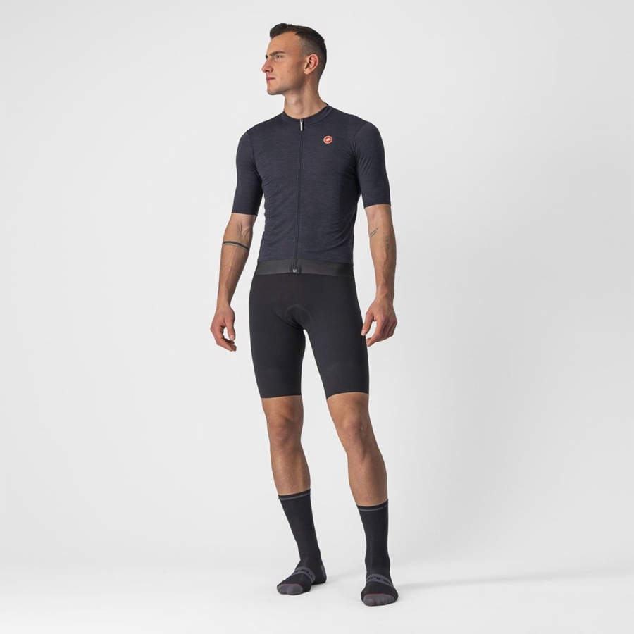 Black Men Castelli ESSENZA Jersey | 072183-KGU