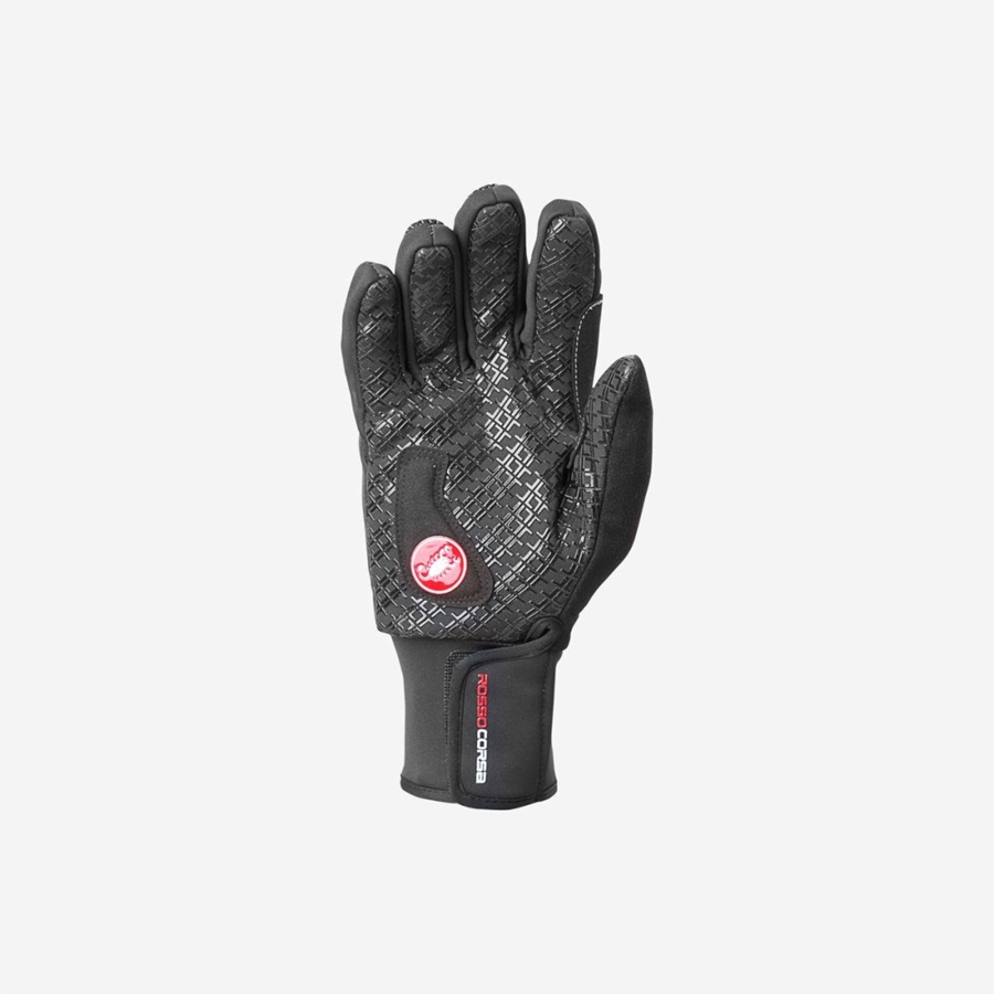 Black Men Castelli ESTREMO Gloves | 549372-GTP