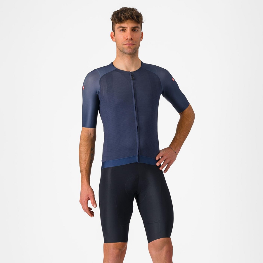 Black Men Castelli FREE AERO RC Bib Shorts | 654128-QDP