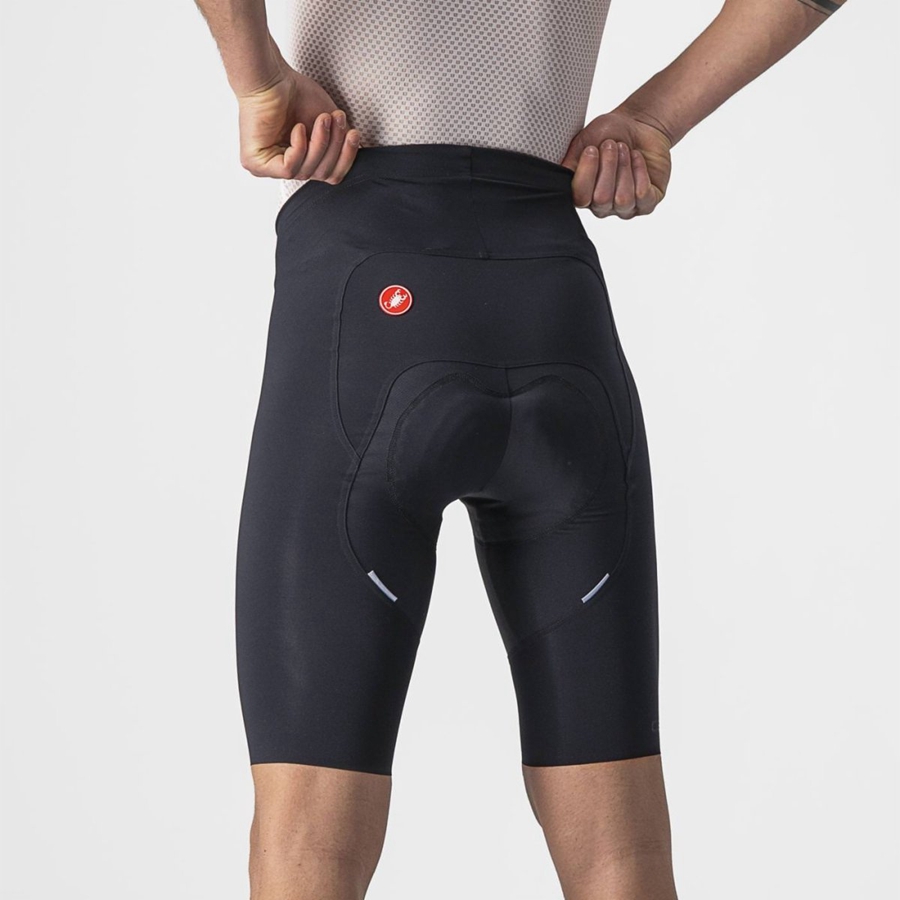 Black Men Castelli FREE AERO RC Shorts | 294065-SRA