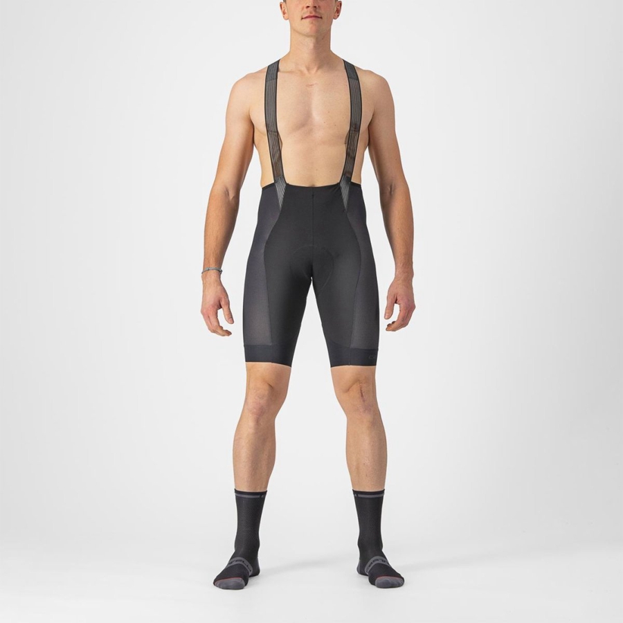 Black Men Castelli INSIDER 2 Bib Shorts | 102395-MTI