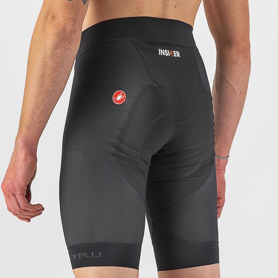 Black Men Castelli INSIDER Shorts | 036879-MYU