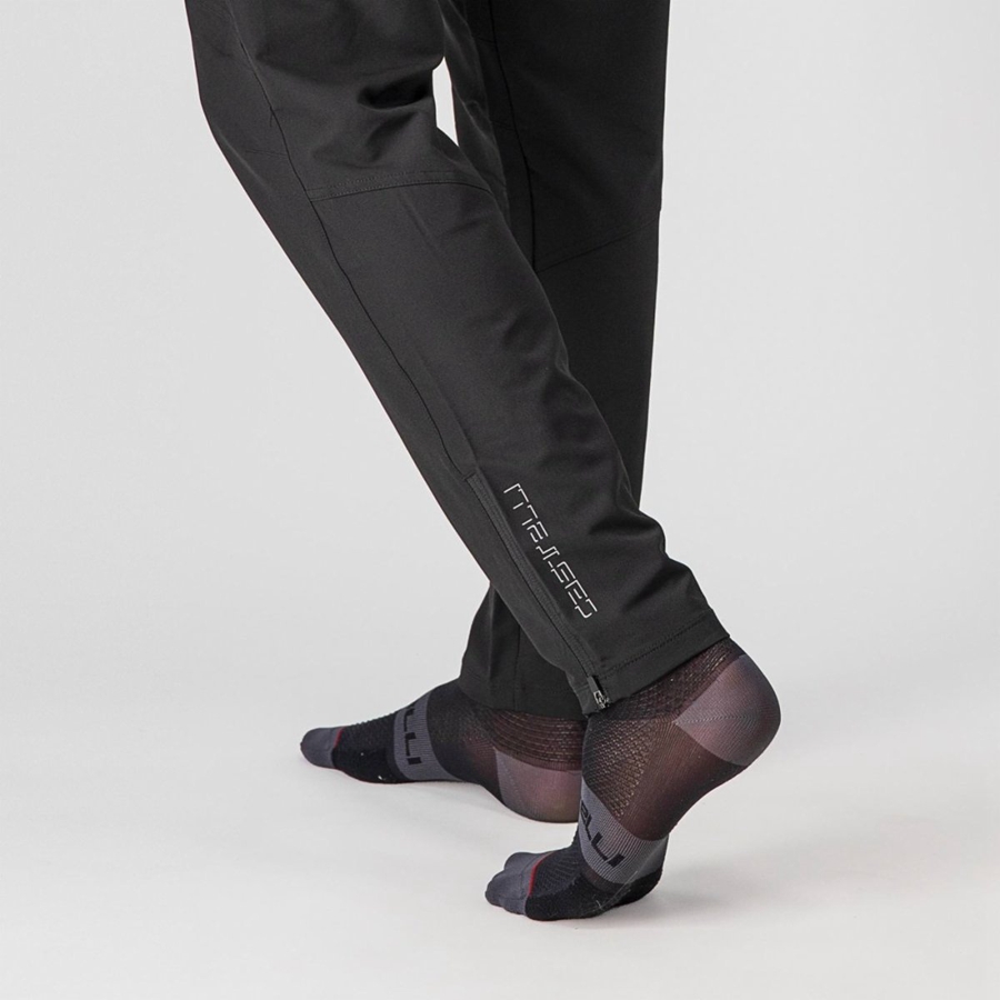 Black Men Castelli MILANO PANT Leggings | 403296-HUZ