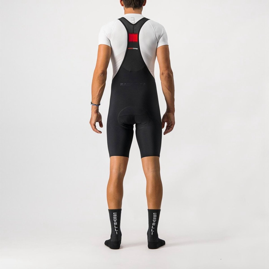 Black Men Castelli NANO FLEX PRO RACE Bib Shorts | 307418-AXL