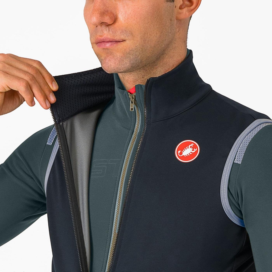 Black Men Castelli PERFETTO RoS 2 Vest | 630794-SUB