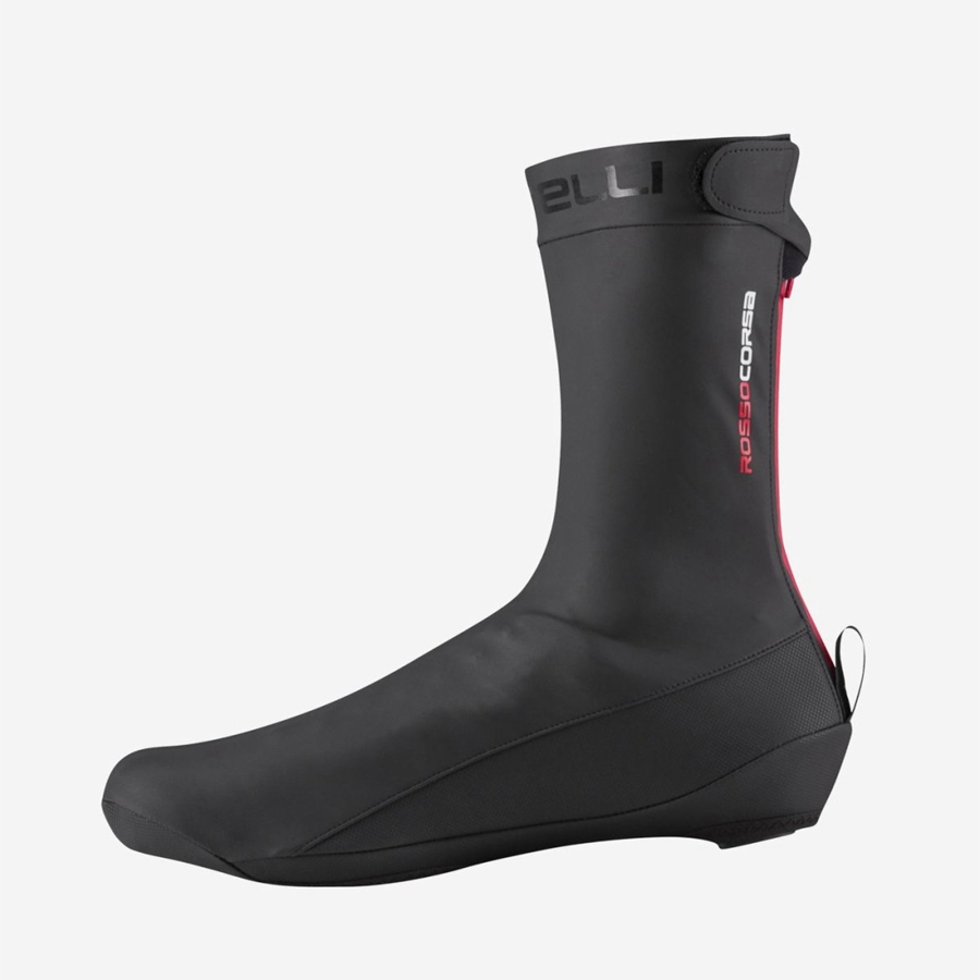 Black Men Castelli PIOGGIA 4 Shoecovers | 384970-NWY