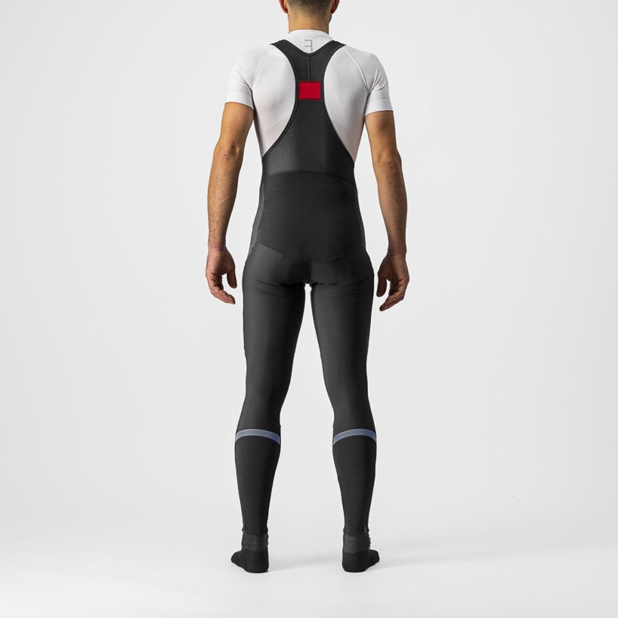 Black Men Castelli POLARE 3 Bib Tights | 705924-CAF