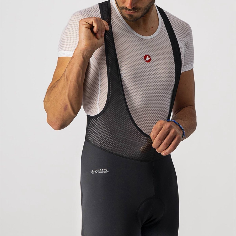 Black Men Castelli POLARE 3 Bib Tights | 705924-CAF