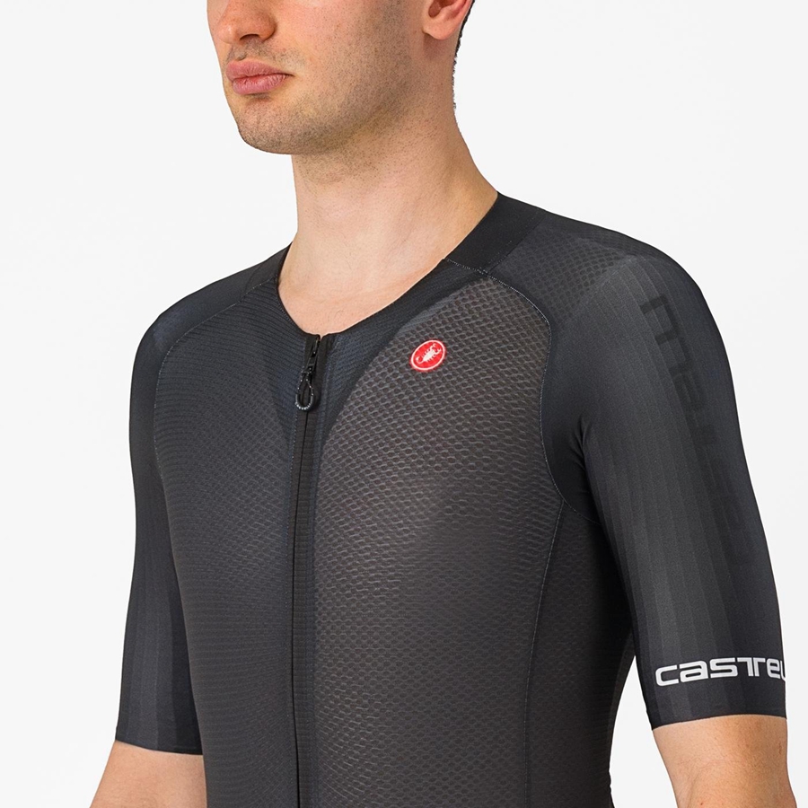 Black Men Castelli SANREMO BTW Speedsuits | 917364-VAF