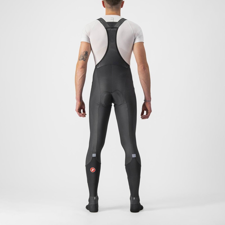 Black Men Castelli SEMIFREDDO Bib Tights | 041653-QIL