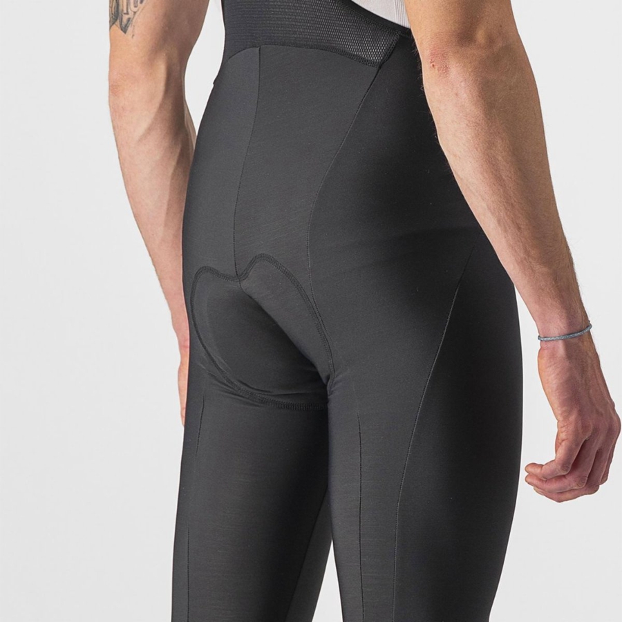 Black Men Castelli SEMIFREDDO Bib Tights | 041653-QIL