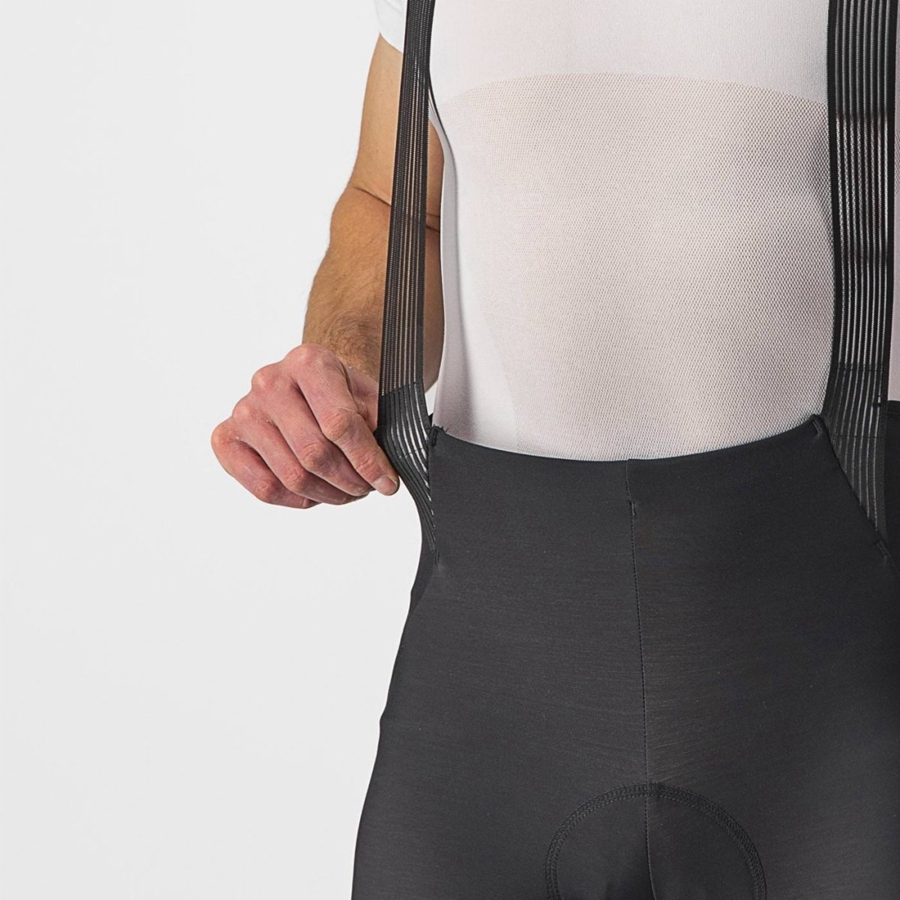 Black Men Castelli SEMIFREDDO Bib Tights | 041653-QIL