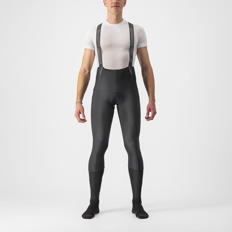 Black Men Castelli SEMIFREDDO Bib Tights | 041653-QIL