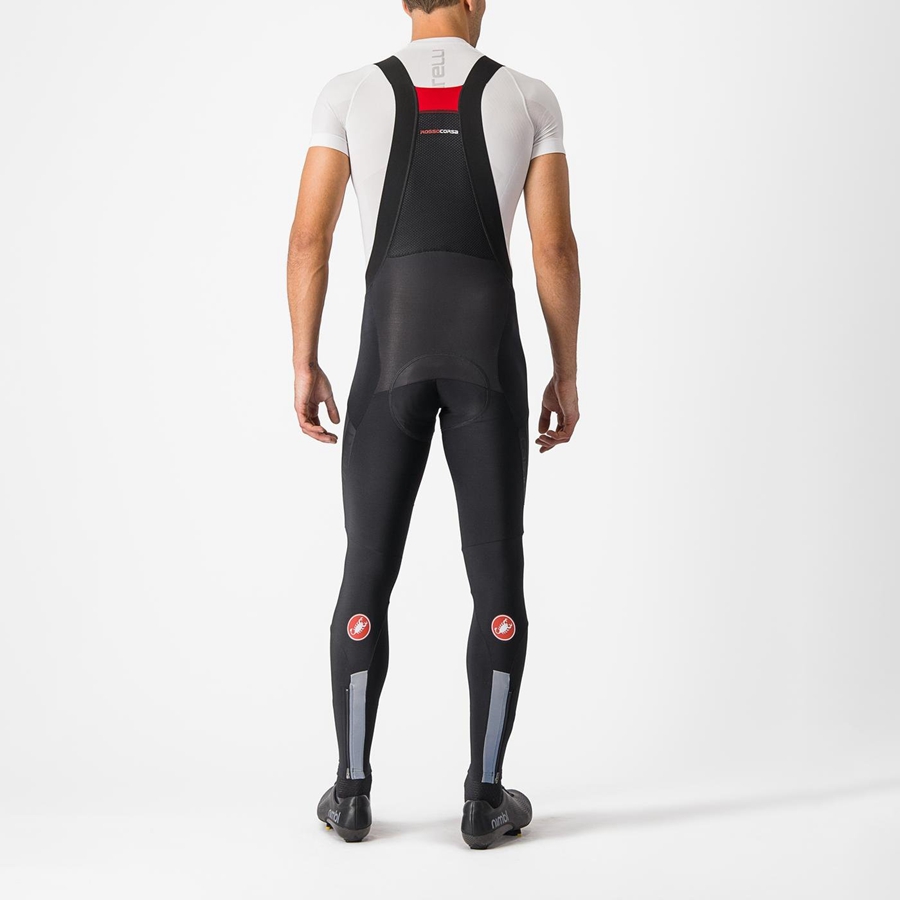 Black Men Castelli SORPASSO RoS Bib Tights | 965412-SHT