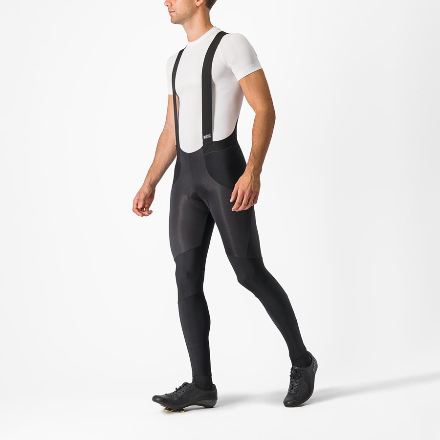 Black Men Castelli SORPASSO RoS Bib Tights | 965412-SHT