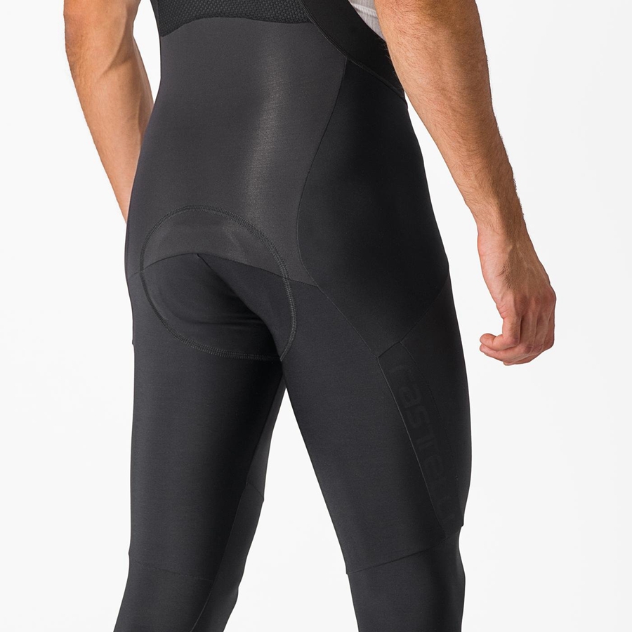 Black Men Castelli SORPASSO RoS Bib Tights | 965412-SHT