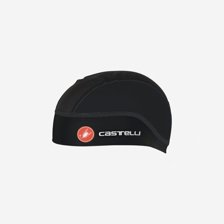 Black Men Castelli SUMMER SKULL Cap | 152983-CWF