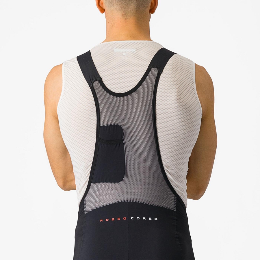 Black Men Castelli SUPERLEGGERA Bib Shorts | 142608-WMZ