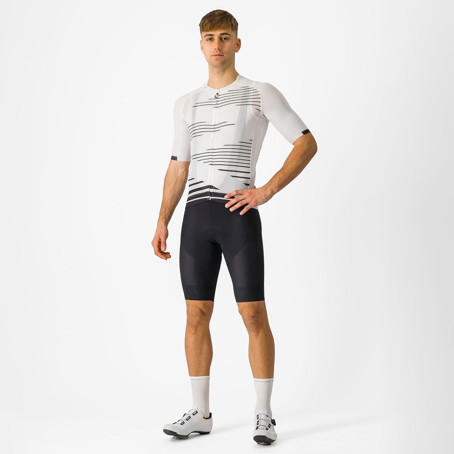 Black Men Castelli SUPERLEGGERA Bib Shorts | 142608-WMZ