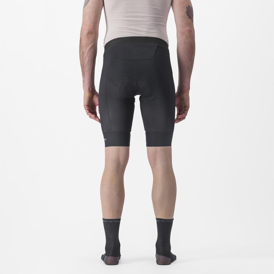 Black Men Castelli TRAIL LINER Shorts | 708914-QHK