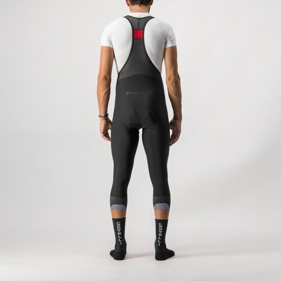 Black Men Castelli TUTTO NANO BIB KNICKER Leggings | 356941-ARV