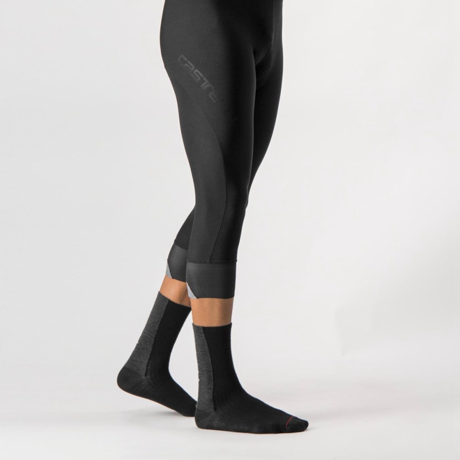 Black Men Castelli TUTTO NANO BIB KNICKER Leggings | 356941-ARV