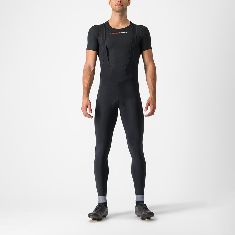 Black Men Castelli TUTTO NANO Bib Tights | 148376-OGN