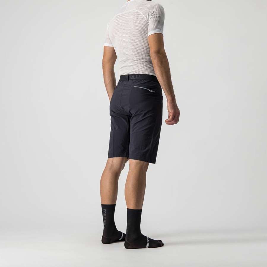 Black Men Castelli UNLIMITEDGY Shorts | 704836-BUW