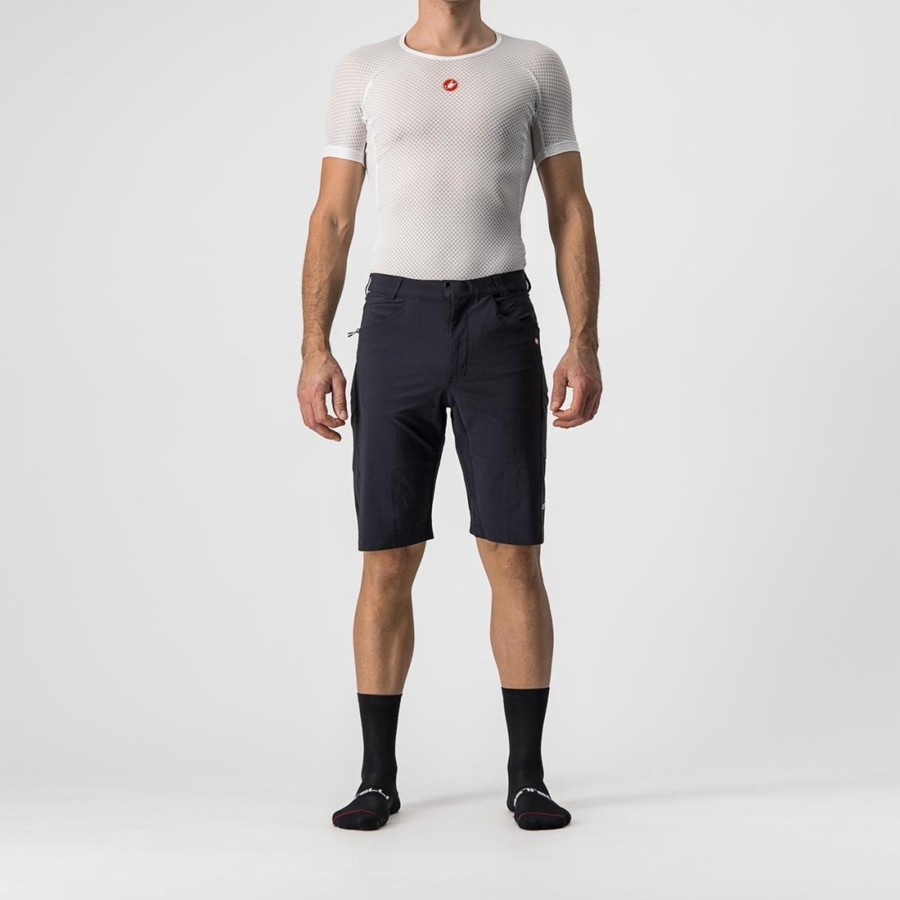 Black Men Castelli UNLIMITEDGY Shorts | 704836-BUW