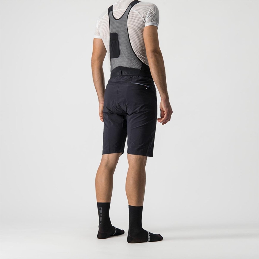 Black Men Castelli UNLIMITEDGY Shorts | 704836-BUW