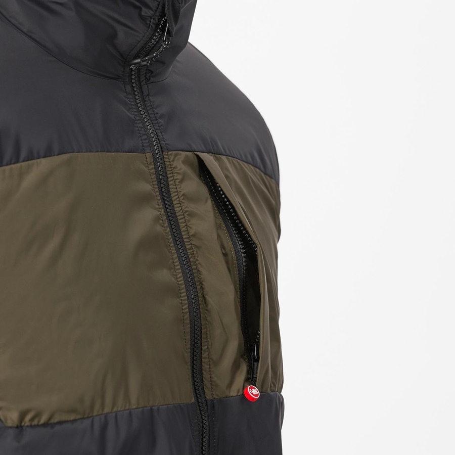 Black Men Castelli UNLIMITED PUFFY Jackets | 340918-TXR