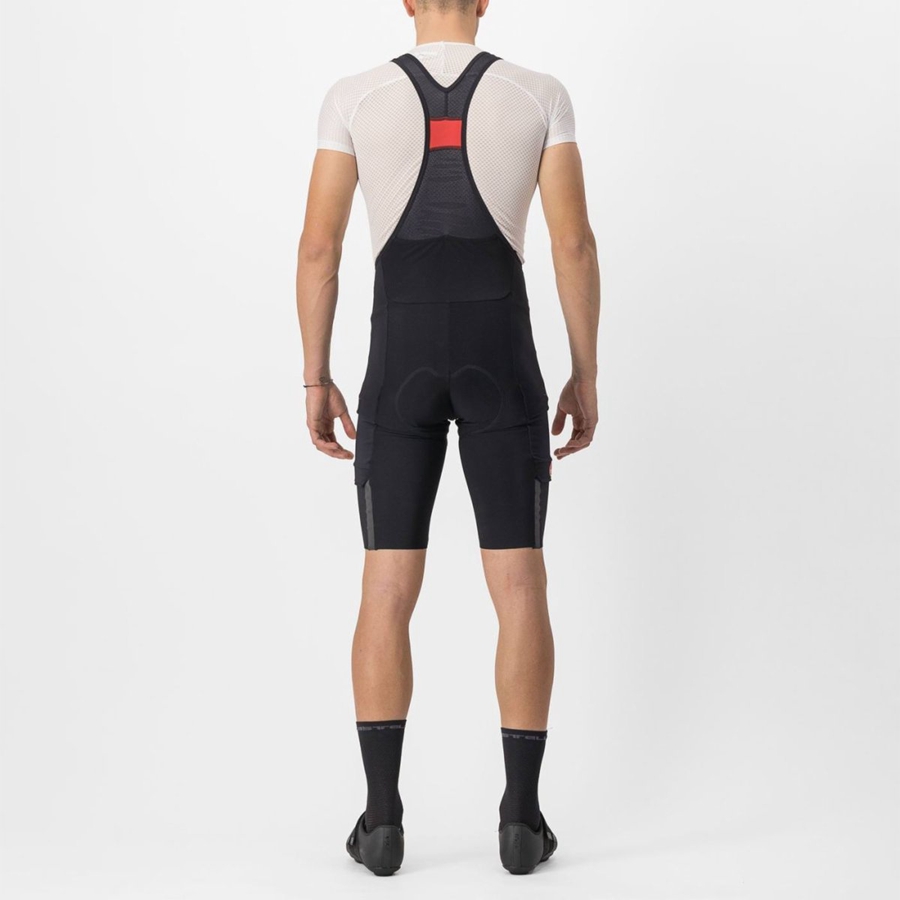 Black Men Castelli UNLIMITED THERMAL Bib Shorts | 462583-OSC