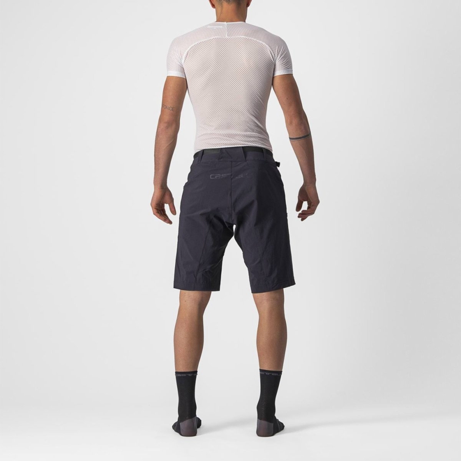 Black Men Castelli UNLIMITED TRAILGY Shorts | 705921-HZY