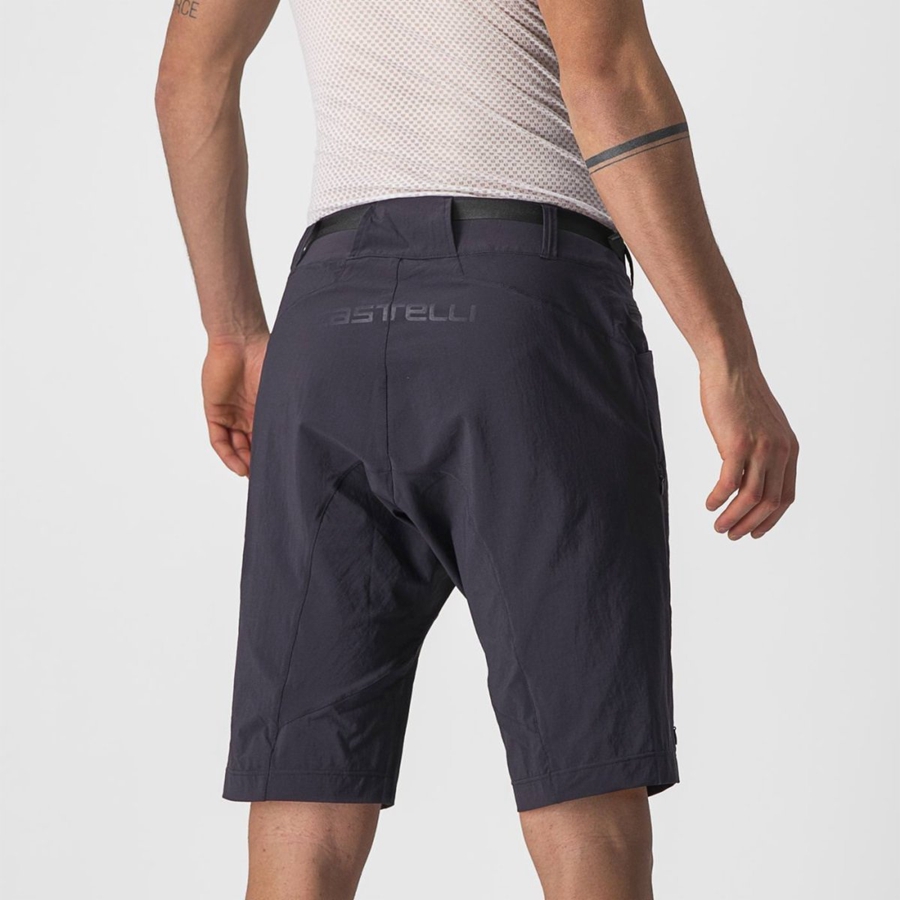 Black Men Castelli UNLIMITED TRAILGY Shorts | 705921-HZY