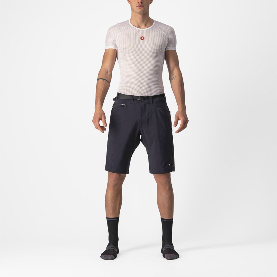 Black Men Castelli UNLIMITED TRAILGY Shorts | 705921-HZY