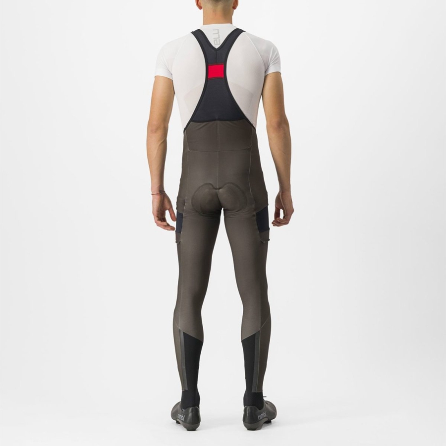 Black Men Castelli UNLIMITED TRAIL Bib Tights | 764805-KOF