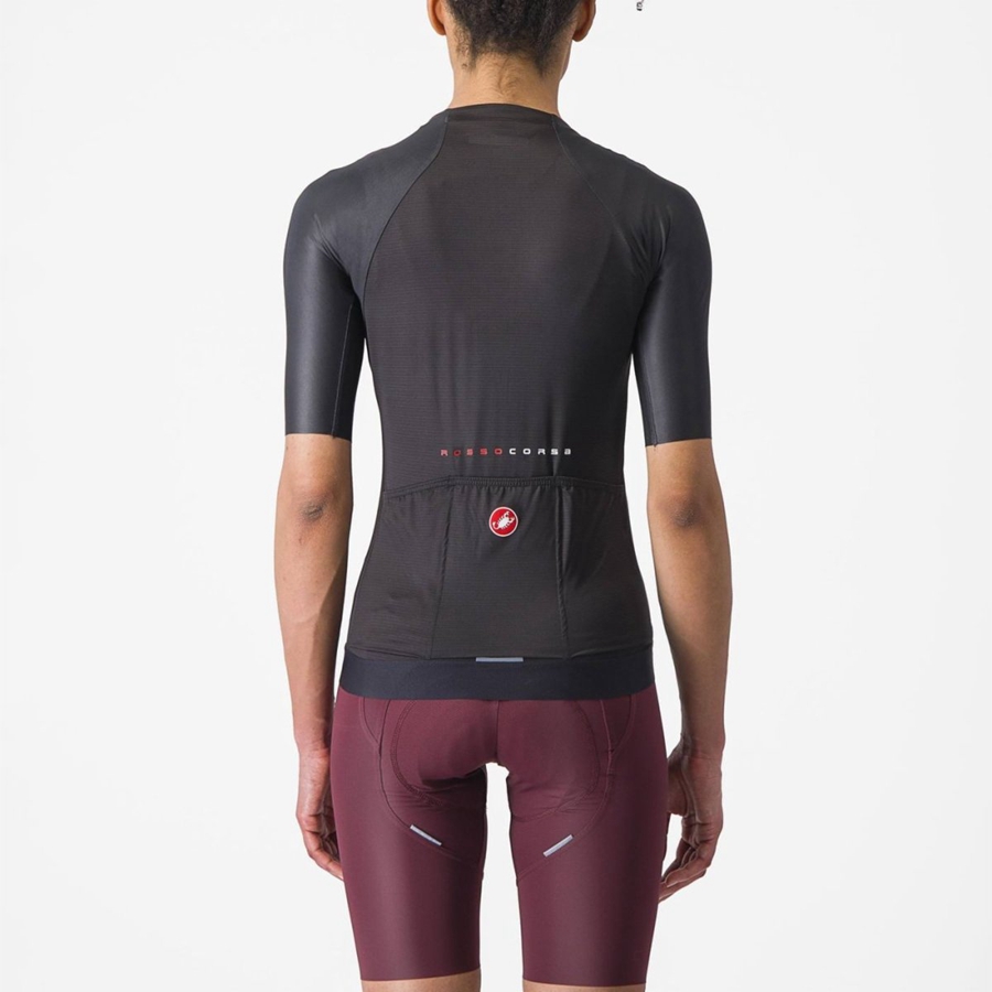 Black Women Castelli AERO PRO 7.0 W Jersey | 421857-TJA