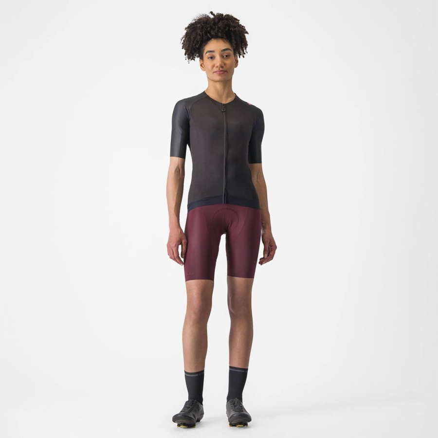 Black Women Castelli AERO PRO 7.0 W Jersey | 421857-TJA