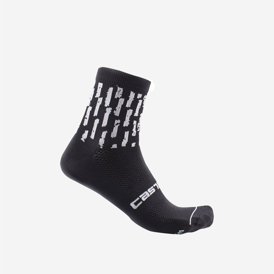 Black Women Castelli AERO PRO W 9 CM Socks | 703254-DLZ