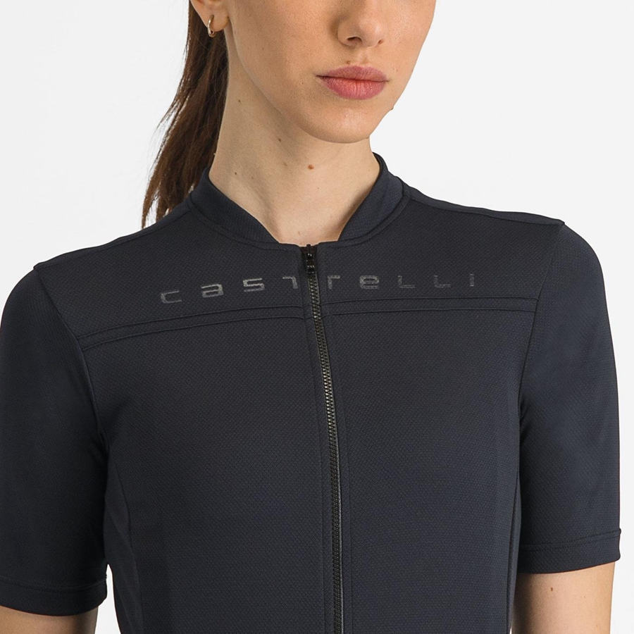 Black Women Castelli ANIMA 4 Jersey | 872049-GYW