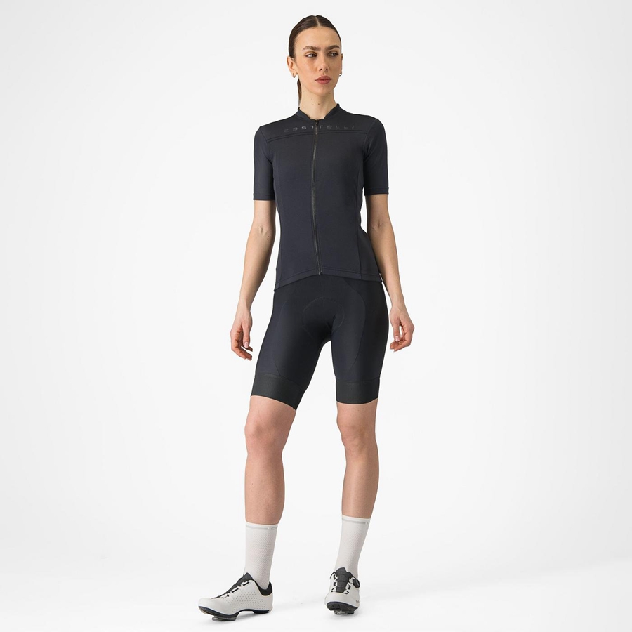 Black Women Castelli ANIMA 4 Jersey | 872049-GYW