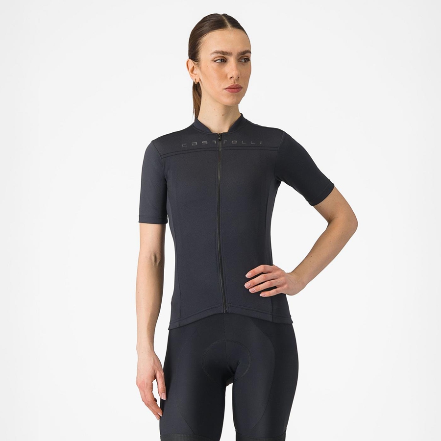 Black Women Castelli ANIMA 4 Jersey | 872049-GYW